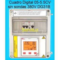Cuadro Electrico Digital para Bombas Hasta 5,5CV-HP Trifasico con Diferencial CSD1DG31B