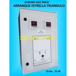 Cuadro Electrico con Arranque Estrella Triangulo 1 Motor Bomba 55 Kw y 75 HP