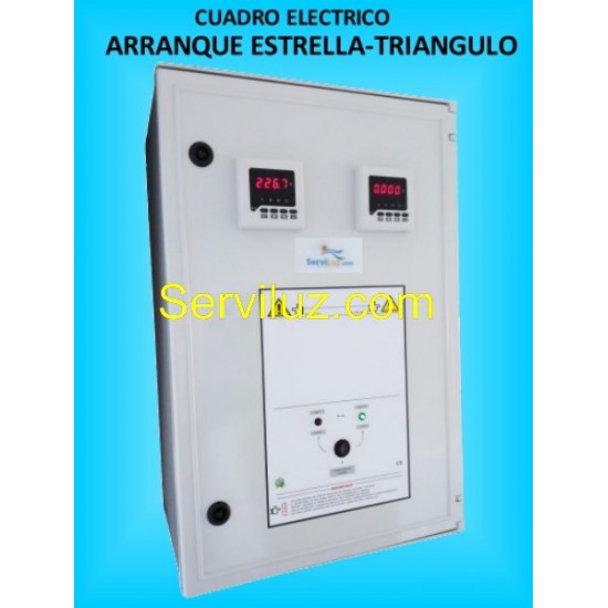 Cuadro Electrico con Arranque Estrella Triangulo 1 Motor Bomba 5,5 Kw 7,5 HP
