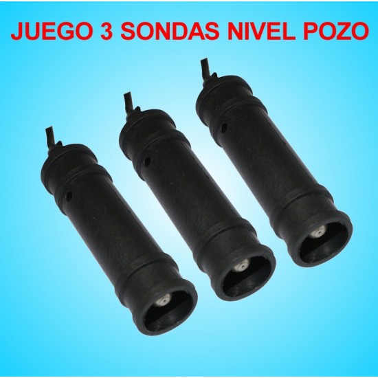 Kit 3 x Sondas de Nivel para Agua y Pozo