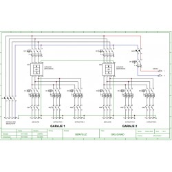 Cuadro para Ventilación Forzada de Aire con 2 Variadores de Frecuencia 6 Motores Control CO2