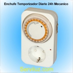 Enchufe Programador diario Temporizador diario 24h