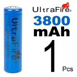 Pila Bateria 18650 Recargable Litio Ion 3800mah (Unidad)