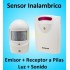 Sensor de Movimiento Inalámbrico y Anunciador de visitas con luz y sonido