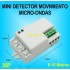 Mini Detector de Movimiento Microondas (Radar) para Luz (Iluminacion)