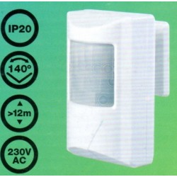 Detector de Movimiento Presencia orientable mini (PIR)
