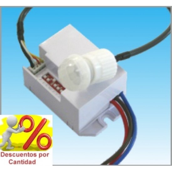 Detector de Movimiento Presencia Empotrable Mini Sensor pequeno Detector de Movimiento Presencia Empotrable Mini Sensor pequeno