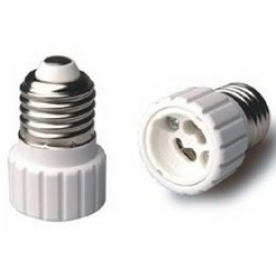 ADAPTADOR  CONVERTIDOR para Bombillas GU10 a E27