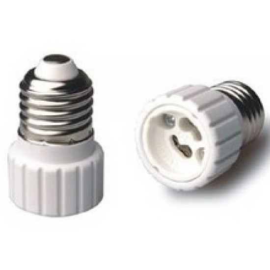 ADAPTADOR  CONVERTIDOR para Bombillas GU10 a E27