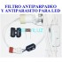 Filtro Anti-Parpadeo y Antiparásitos (Interferencias)  para LED
