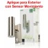 Aplique con Sensor de Movimiento (Luz 2x GU10) Pared Exterior Ranex