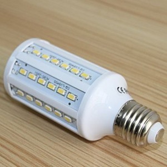 Bombilla LED E27 15W 60 LED 5630 SMD Blanco (color 6000K)