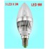 Bombilla LED Vela 9W rosca E14 Color Blanco