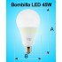 Bombilla LED 45W E27 6500K 3300 lm de Alta Potencia 24.5 cm