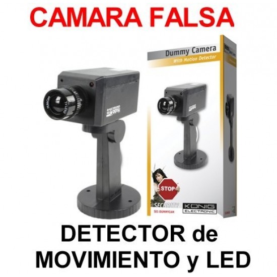 Camara Simulada-Falsa con Detector de Movimiento y LED