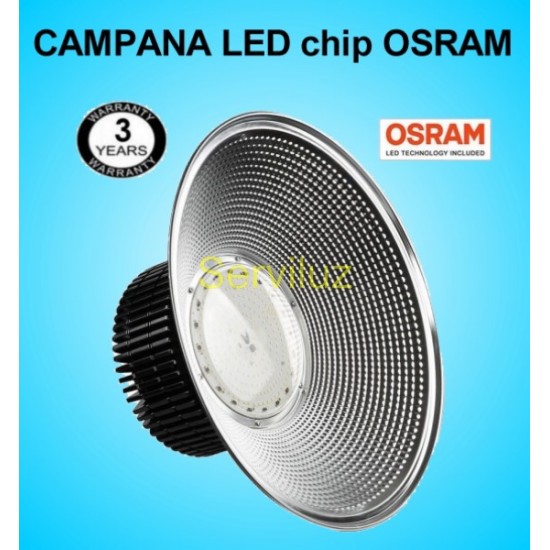 Campana LED Industrial  chip OSRAM 200W SMD 3030-2D 4000K