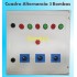 Cuadro de Alternancia para 3 Bombas Monofasico 230V y 1.5 HP con Alarma