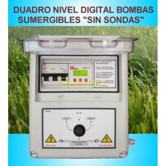 Cuadro eléctrico Digital Para Bomba Sumergible Sin Sondas 380V
