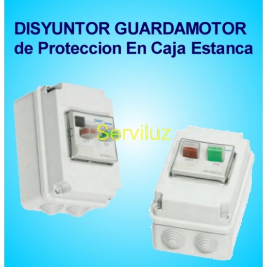 Disyuntor Guardamotor de Protección Motor de 4-6A en Caja Estanca