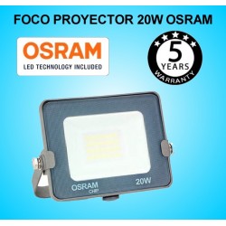 Foco Proyector LED 20W OSRAM IP65 6000K Exterior e Interior