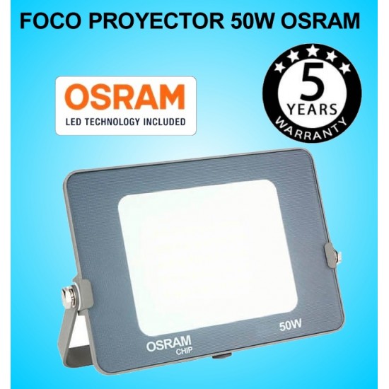 Foco Proyector LED 50W OSRAM IP65 6000K Exterior e Interior
