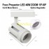 Foco LED Carril 40W Monofásico Optica regulable 15º a 60º 3000K