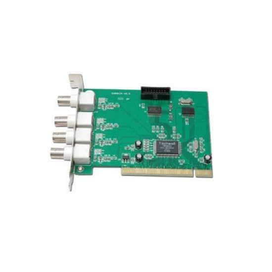Tarjeta PCI DVR 4 canales 50Fps SLCV 8104C
