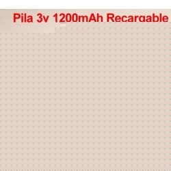 Pila CR123A 123A  3V. 1200mAh Litio Recargable (Unidad)