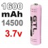 Pila Bateria 14500 3.7v Litio Ion de 1600mAh Recargable (Und.)