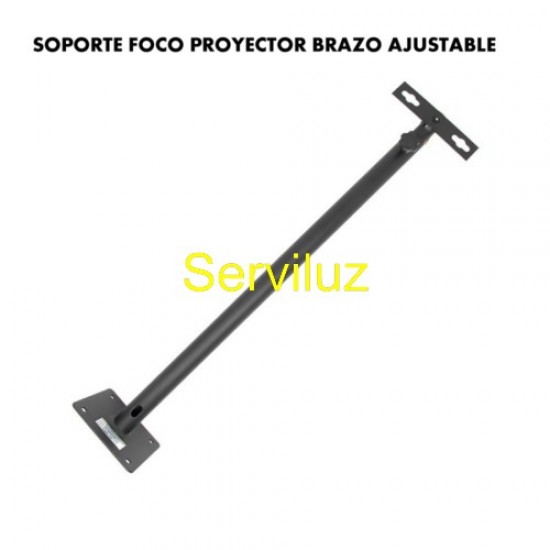 Soporte Foco Proyector Brazo Ajustable Exterior 50cm 100cm